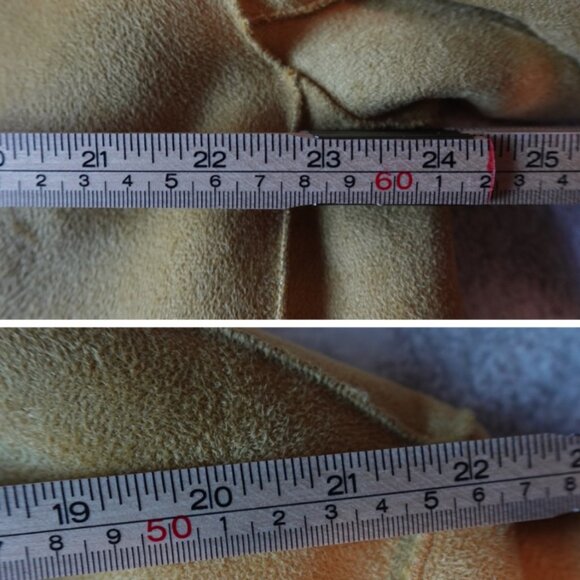 Scotch & Soda Ladies long reversible teddy jacket in yellow - Picture 16 of 16